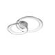 Plafonnier GRANADA, Chrome et Blanc, LEDS Intégrées, D59