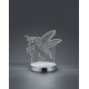 Lampe KARO, Chrome et transparent, LEDS Intégrées, CCT
