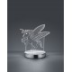 Lampe KARO, Chrome et transparent, LEDS Intégrées, CCT