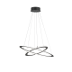 Suspension DURBAN, Anthracite, Double anneaux, LEDS Intégrées.