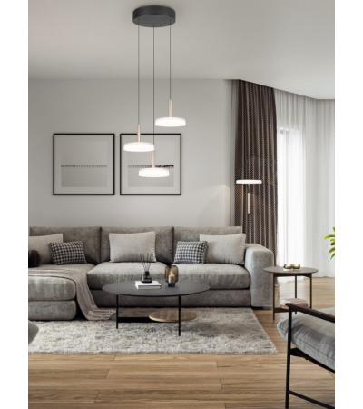Suspension CELESTE – Design LED réglable 1, 3 ou 4 lumières | Lumiland