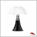 Lampe PIPISTRELLO, Noire, LEDS Intégrées, Mini Modèle