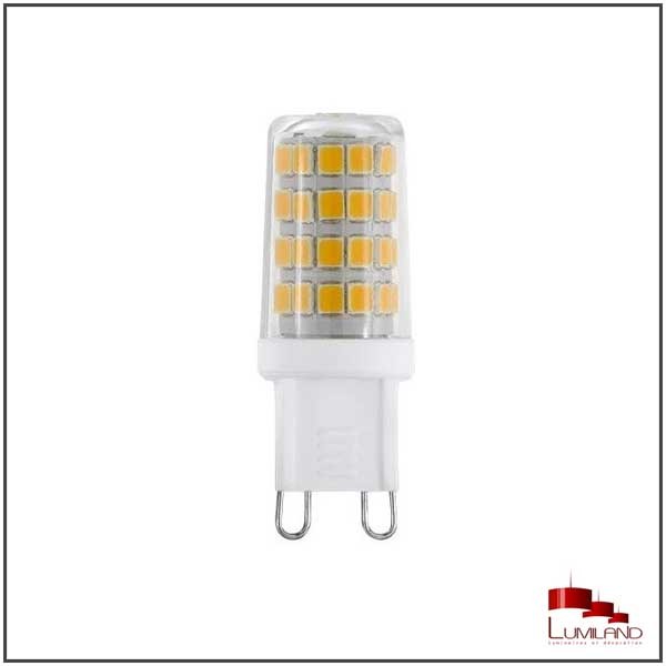 12 ampoules LED G9 blanc chaud, 4,5 W, 480 lm, 360° - PEARL
